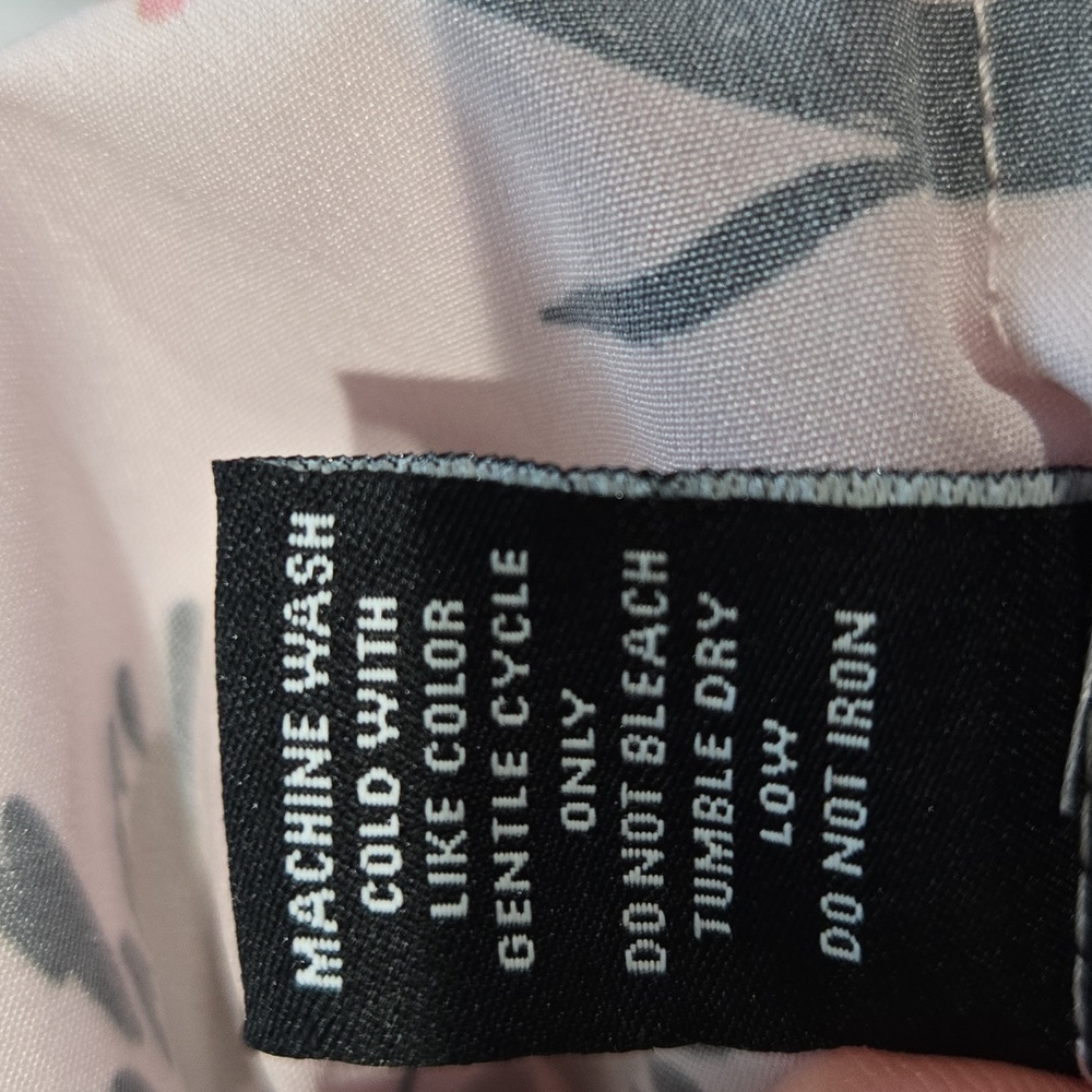 Just Attitude Cherry Blossom Print Men's Shirt Size M - Picture 6 of 6